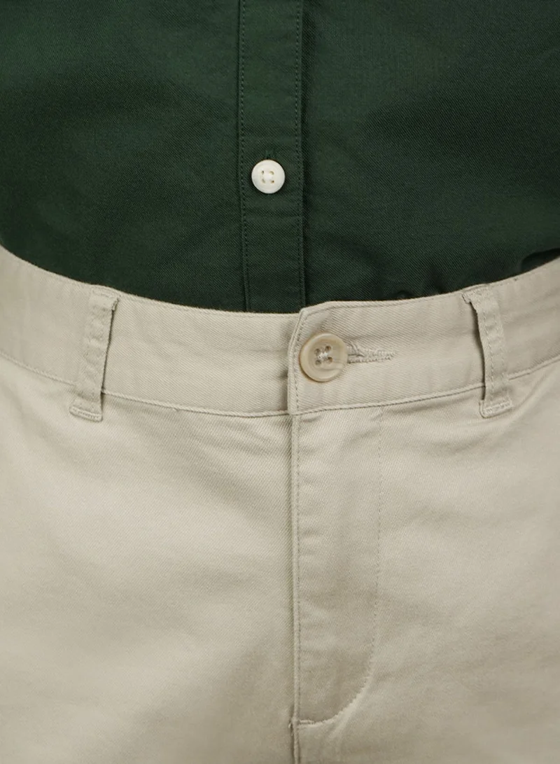 GIORDANO  Women’s High-Waist Twill Regular Tapered Fit Pant for Women | Best Price UAE